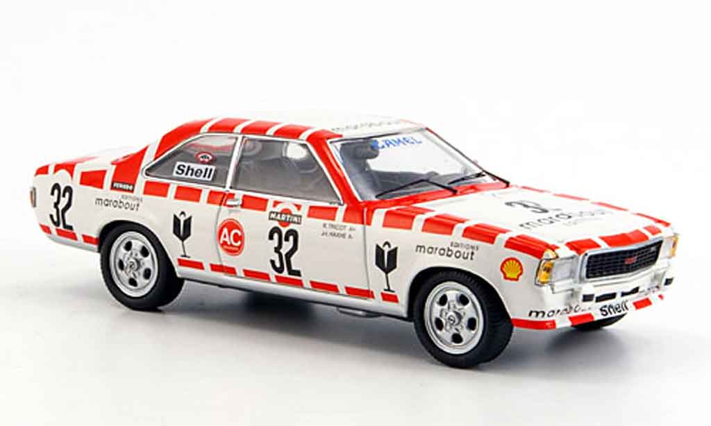 Opel Commodore B 1/43 Schuco B gs e no.32 24h sp1973 modellino in miniatura