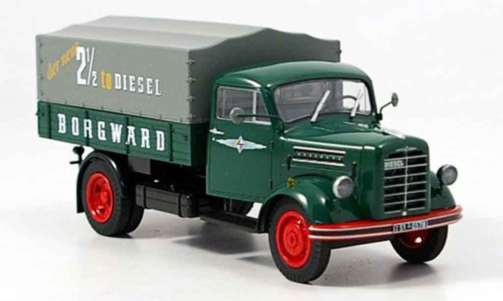 Borgward B 2500 1/43 Schuco Pritsche der neue 25 to Diesel modellino in miniatura
