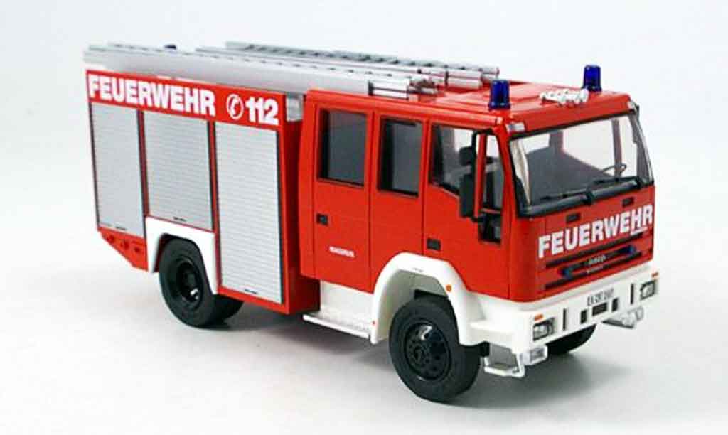 Magirus LF 16 1/43 Schuco Iveco 12 pompier modellino in miniatura