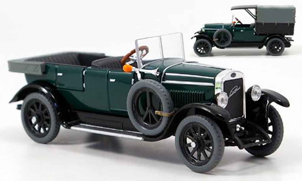 Laurin Klement Combi 1/43 Abrex Laurin-Klement body limousine lieferwagen grun 1927 modellino in miniatura