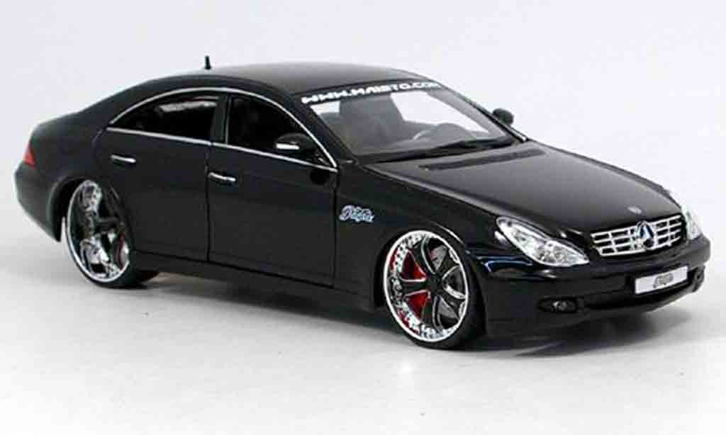 Mercedes Classe CLS 1/18 Maisto g-ridez tuning nero modellino in miniatura