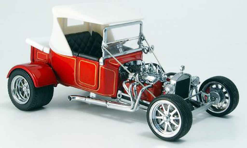 Ford Hot Rod 1/18 Yat Ming t-bucket rosso geschlossen 1925 modellino in miniatura