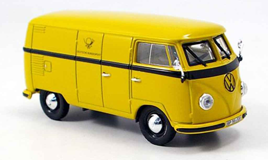 Volkswagen Combi 1/43 Norev t 1b transporter deutsche post 1958 modellino in miniatura