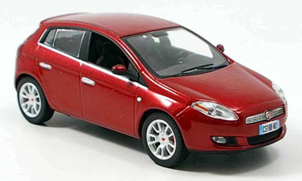 Fiat Bravo 1/43 Norev rosso 2007 modellino in miniatura