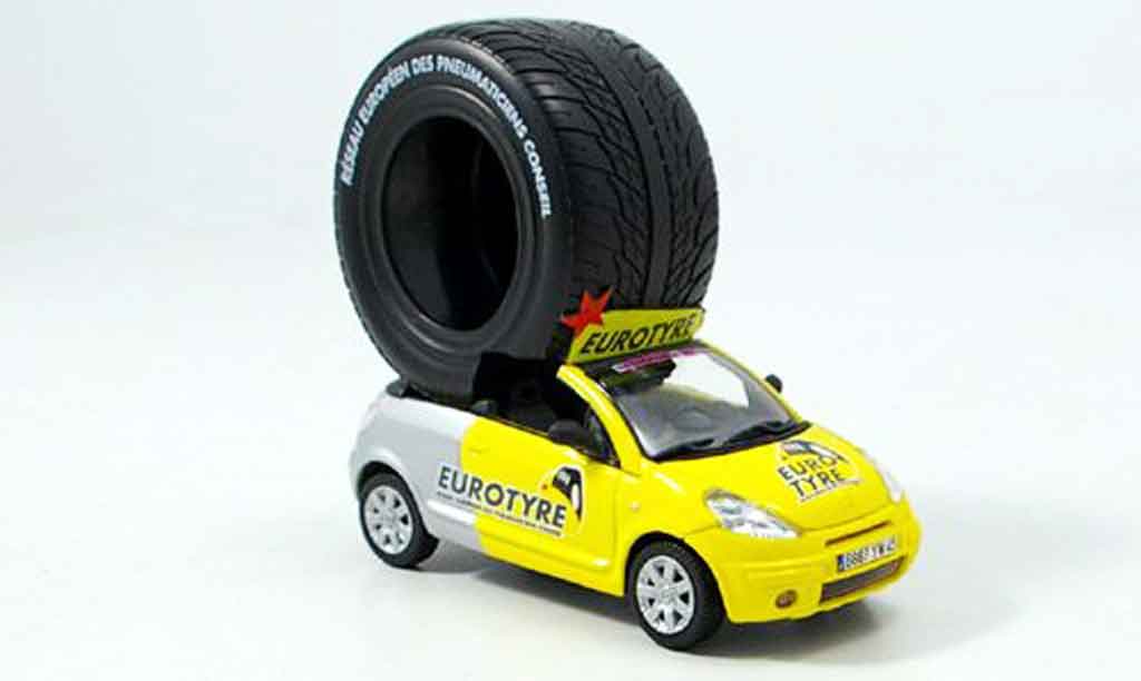 Citroen C3 1/43 Norev pluriel eurossoyres tour de france 2006 modellino in miniatura