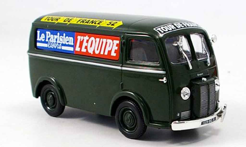 Peugeot D3A 1/43 Norev l'equipe tour de france 1952 modellino in miniatura