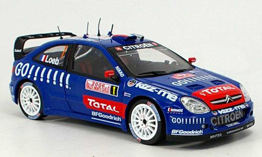Citroen Xsara WRC 2006 1/18 Solido WRC 2006 no.1 total rallye monte carlo modellino in miniatura