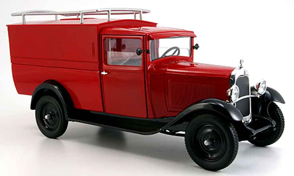 Citroen C4 1930 1/18 Solido 1930 kastenwagen modellino in miniatura