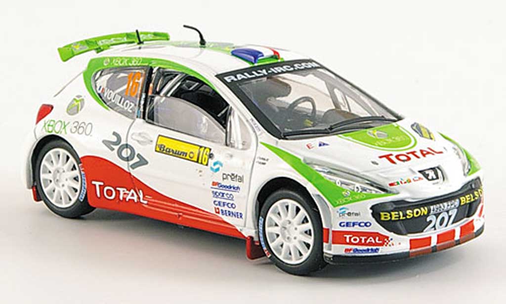 Peugeot 207 S2000 1/43 Solido S2000 No.16 XBox 360 Barum Rally 2008 modellino in miniatura