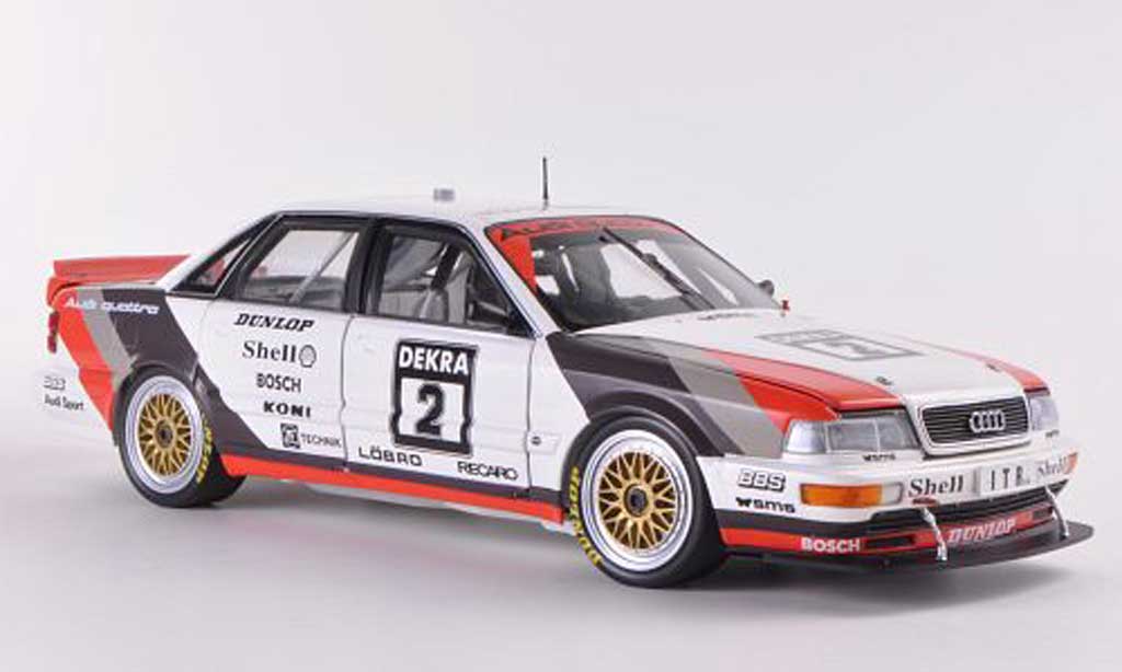 Audi V8 Quattro 1/18 Minichamps Quattro No.2 Team SMS Motorsport H.Haupt DTM-Saison 1991 modellino in miniatura