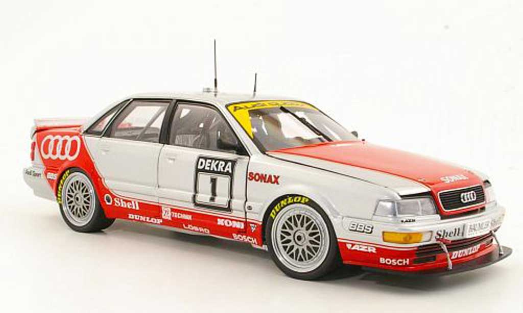 Audi V8 Quattro 1/18 Minichamps Quattro No.1 F.Biela Team AZR DTM Saison 1992 modellino in miniatura