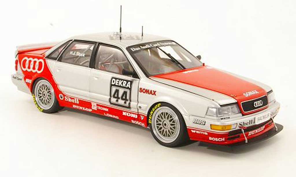 Audi V8 Quattro 1/18 Minichamps Quattro No.44 Team SMS H.J.Stuck DTM Saison 1992 modellino in miniatura