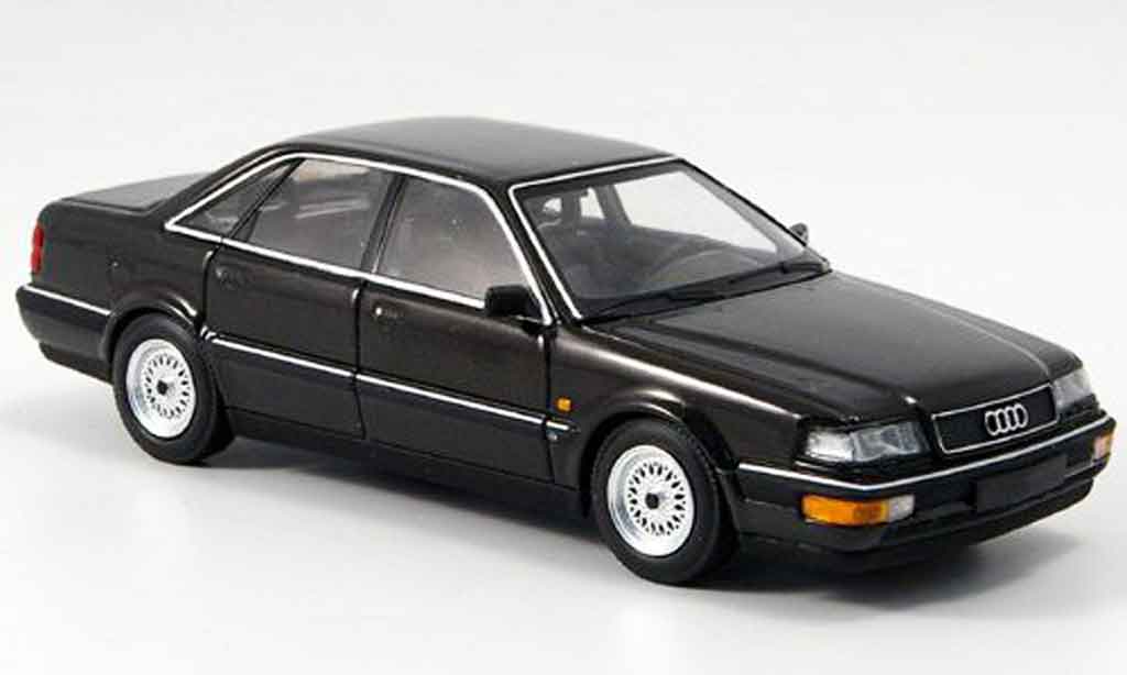 Audi V8 Quattro 1/43 Minichamps Quattro nero 1988 modellino in miniatura