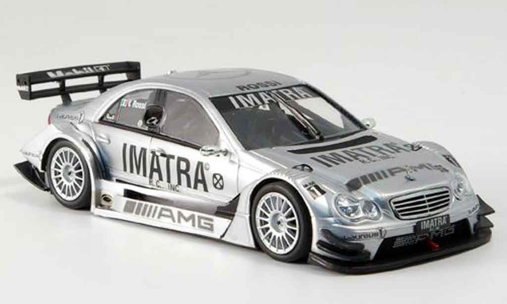 Mercedes Classe C 1/43 Minichamps AMG Test V.Rossi avec Figur modellino in miniatura