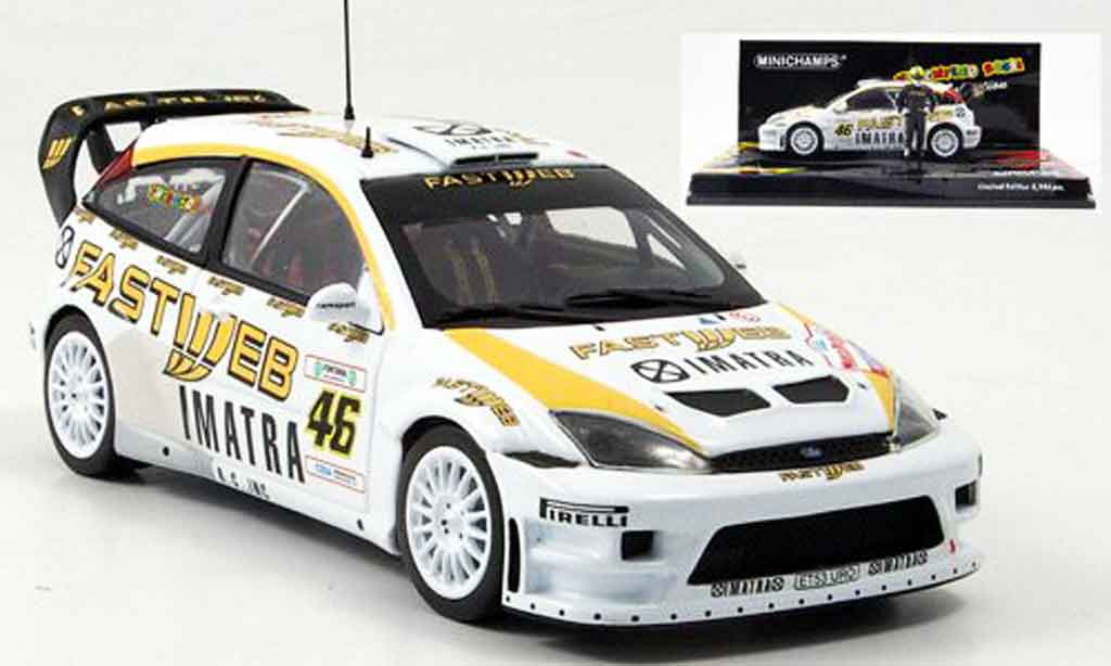 Ford Focus RS WRC 1/43 Minichamps RS WRC V.Rossi Sieger Monza Show 2006 modellino in miniatura