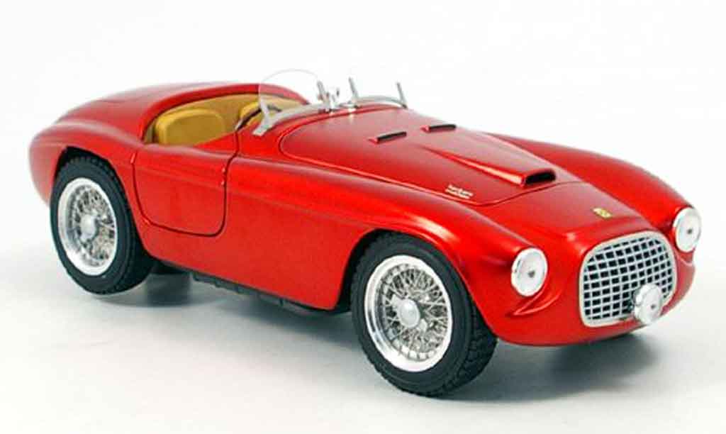Ferrari 166 1/18 Hot Wheels Elite MM barchetta serie elite rosso 60th modellino in miniatura