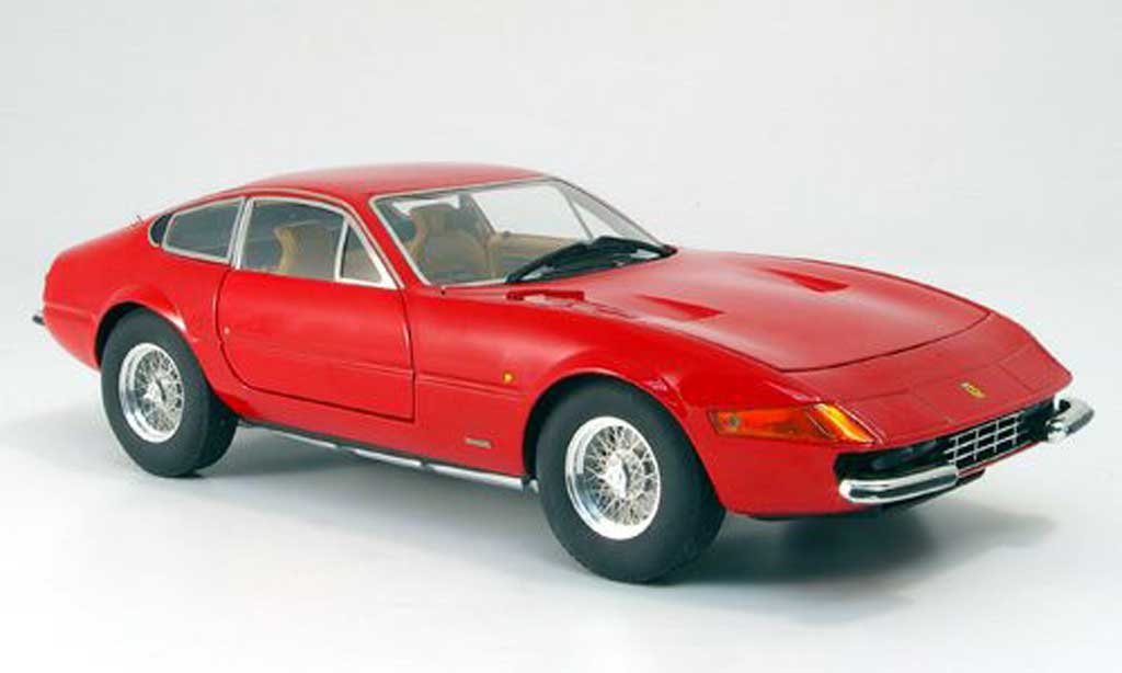 Ferrari 365 GTB/4 1/18 Hot Wheels Elite GTB/4 rosso serie elite modellino in miniatura
