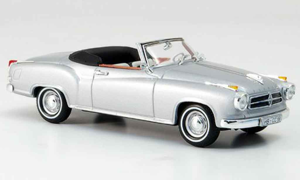 Borgward Isabella 1/43 Minichamps Coupe Cabrio 1959 modellino in miniatura