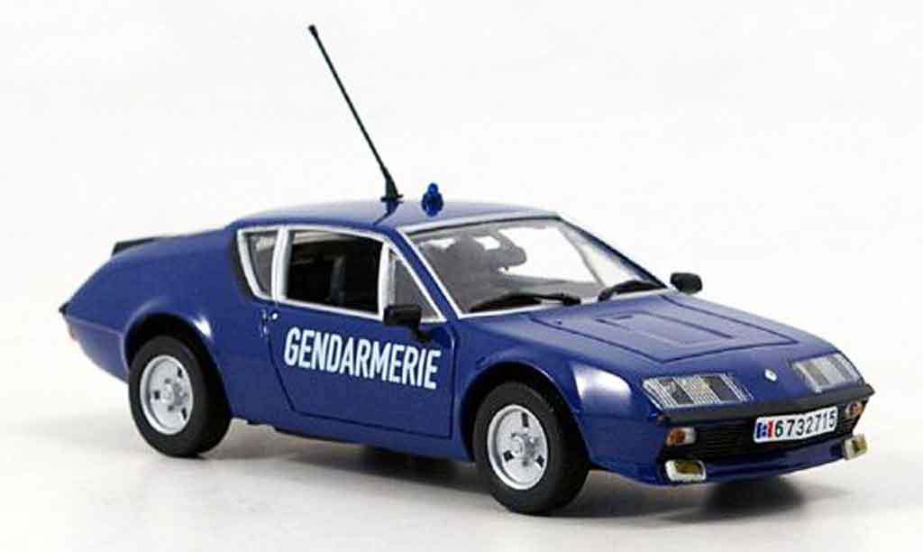 Alpine A310 1/43 Minichamps gendamerie modellino in miniatura