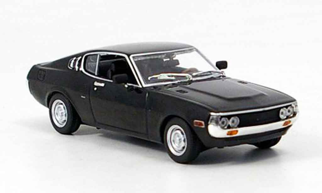Toyota Celica 1/43 Minichamps fastback nero 1975 modellino in miniatura