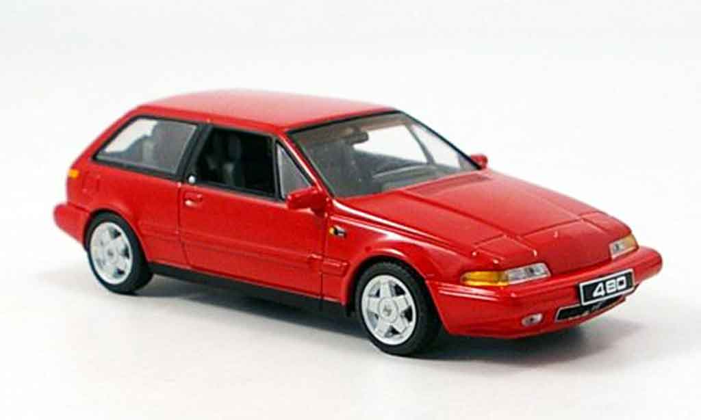 Volvo 480 1/43 Minichamps ES rosso 1986 modellino in miniatura