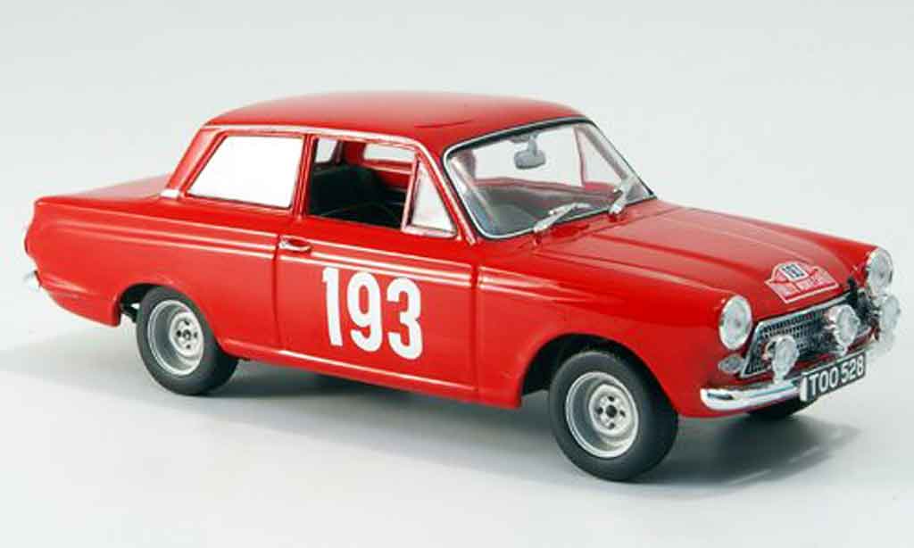 Ford Cortina 1/43 Minichamps MK I Rally Monte Carlo 1963 modellino in miniatura