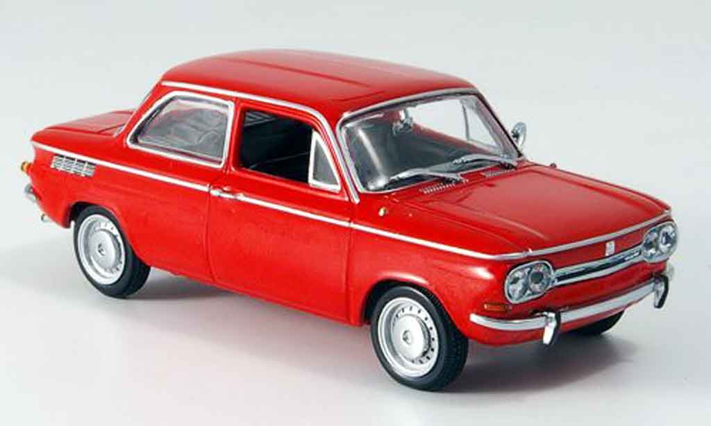 NSU TT 1/43 Minichamps rosso 1967 modellino in miniatura