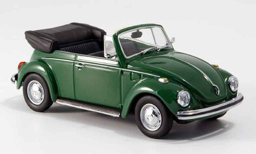 Volkswagen Coccinelle 1/43 Minichamps 1302 cabrio grun 1970 modellino in miniatura