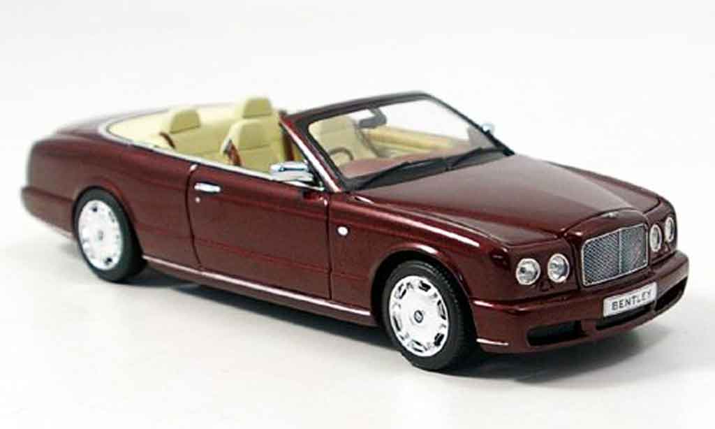 Bentley Azure 1/43 Minichamps Cabrio rosso 2005 modellino in miniatura