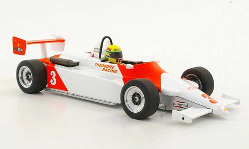 Toyota F1 1/18 Minichamps Ralt RT3 No.3 Theodore Racing A.Senna GP Macau 1983 modellino in miniatura