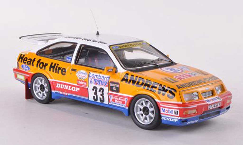 Ford Sierra Cosworth RS 1/43 Trofeu Cosworth RS No.33 Andrews Rally Grossbritannien 1989 R.Brookes/N.Wilson modellino in miniatura