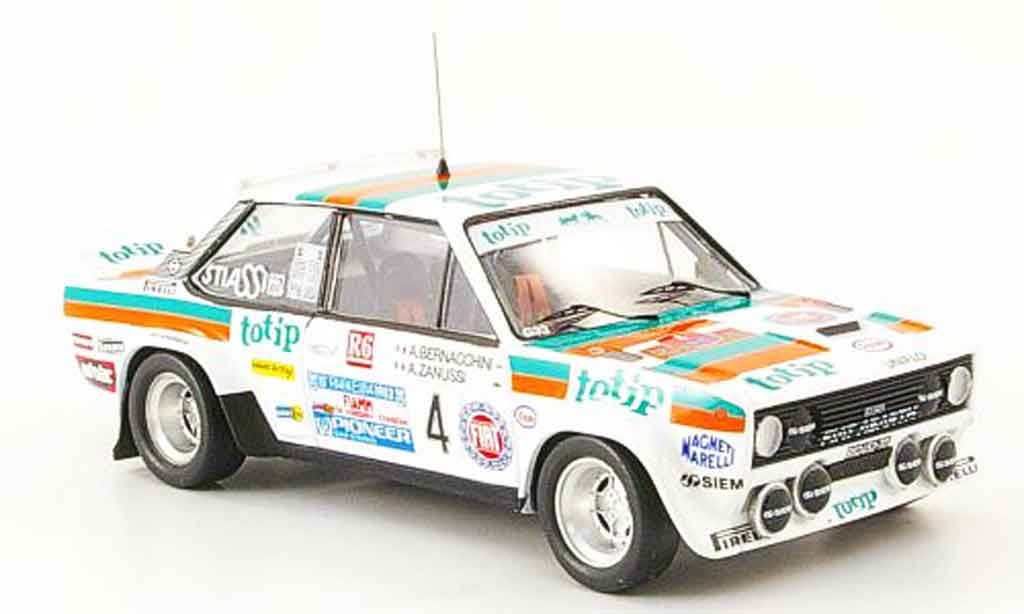 Fiat 131 1/43 Trofeu Abarth Zanussi European Champion modellino in miniatura