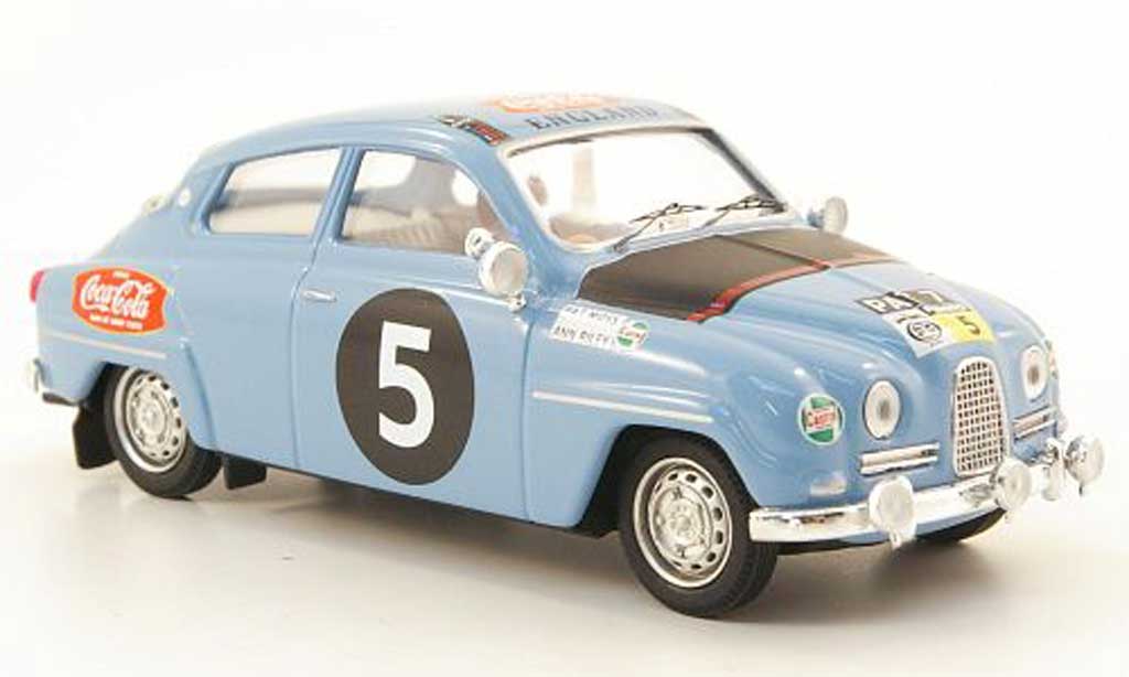 Saab 96 1/43 Trofeu No.5 Coca-Cola Safari Rally 12 P.Moss / A.Riley modellino in miniatura