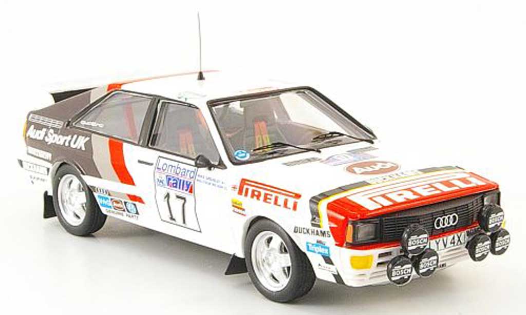 Audi Quattro 1/43 Trofeu Wilson RAC Rally 1982 modellino in miniatura