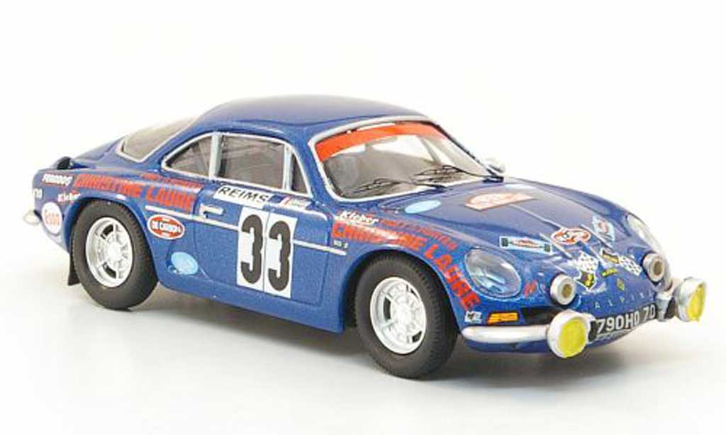 Alpine A110 1/43 Trofeu 1600S No.33 Henry/Thiry Rally Monte Carlo 1973 modellino in miniatura