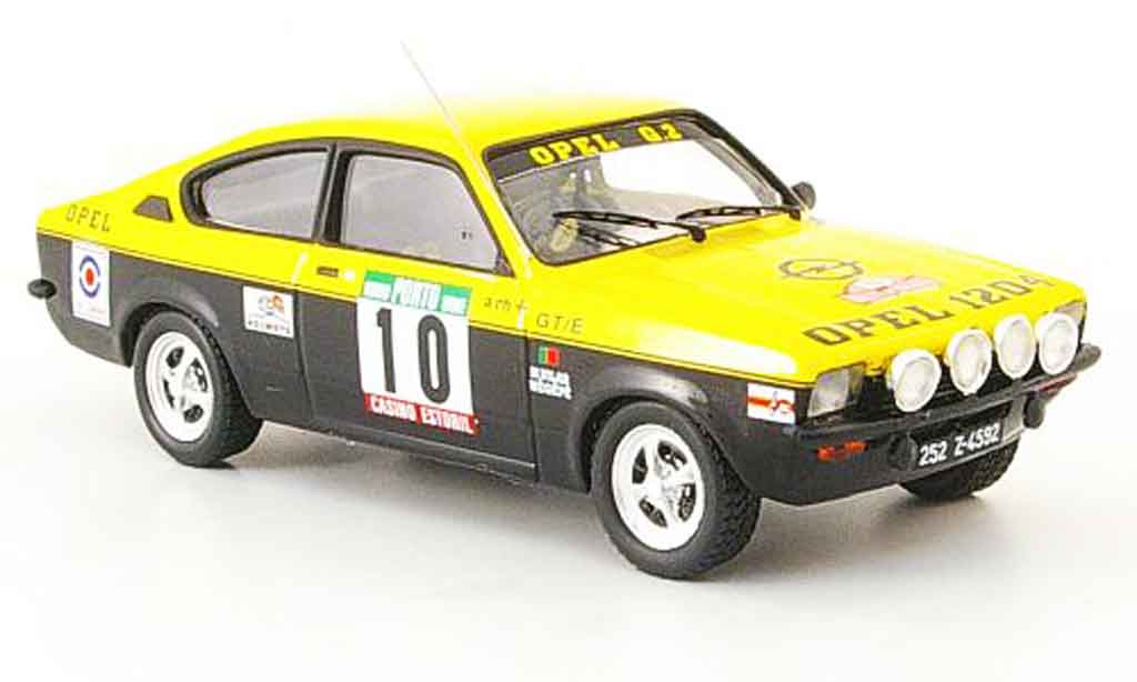 Opel Kadett GT 1/43 Trofeu GT e meqepe sieger rallye portugal 1977 modellino in miniatura