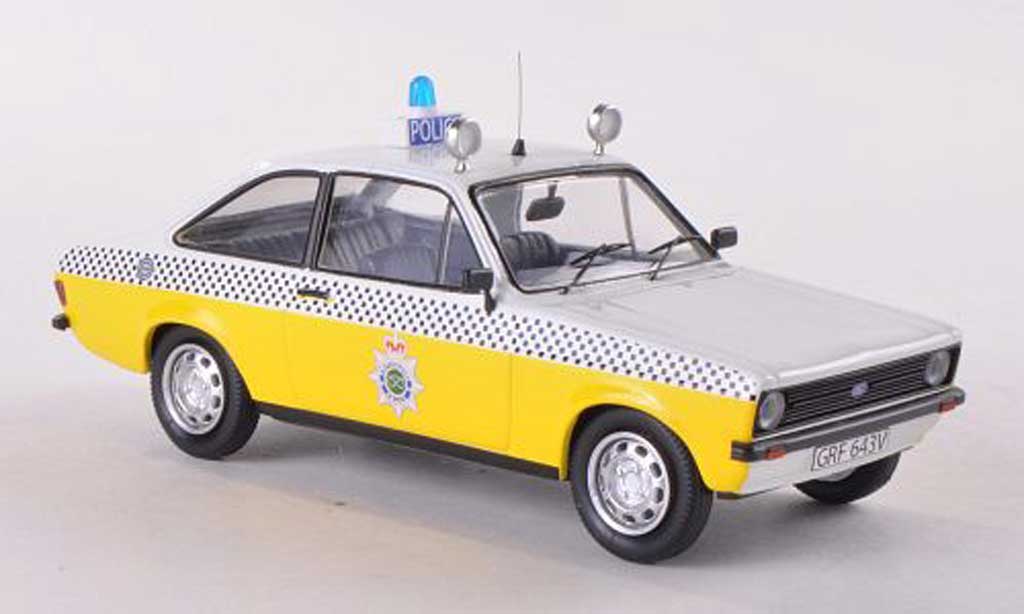 Ford Escort MK2 1/43 Trofeu MK2 Staffordshire Police Polizei (GB) 1980 modellino in miniatura