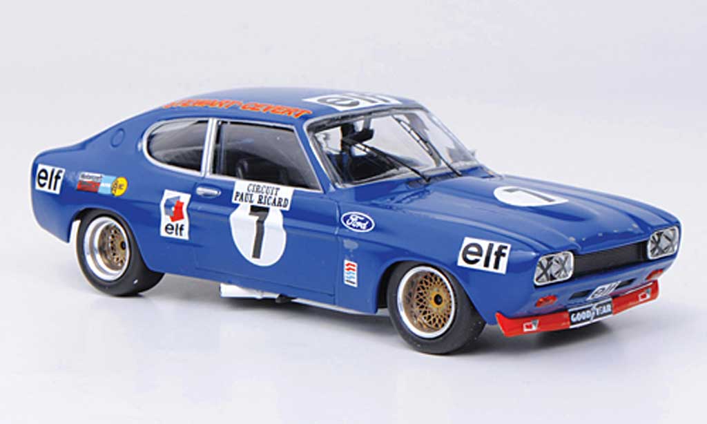 Ford Capri 2600 1/43 Trofeu 2600 MKI No.7 J.Stewart / F.Cevert 6h Paul Ricard 1972 modellino in miniatura