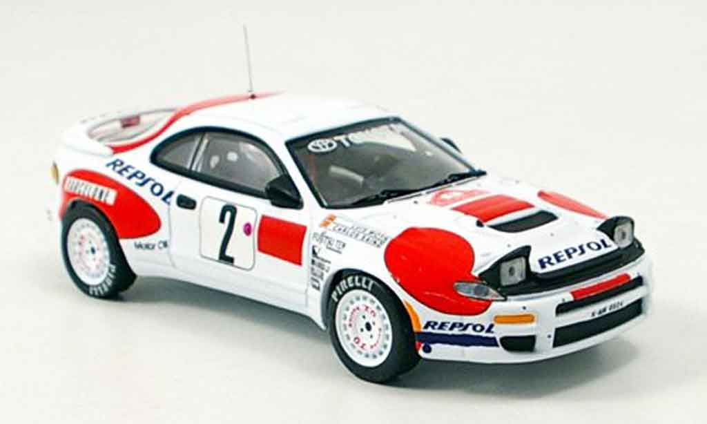 Toyota Celica 1/43 IXO no.2 sainz moya rallye monte carlo 1992 modellino in miniatura