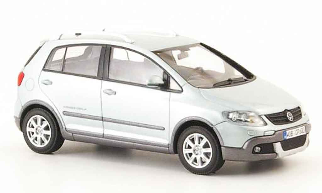 Volkswagen Golf V 1/43 Minichamps V cross metallisee blu modellino in miniatura
