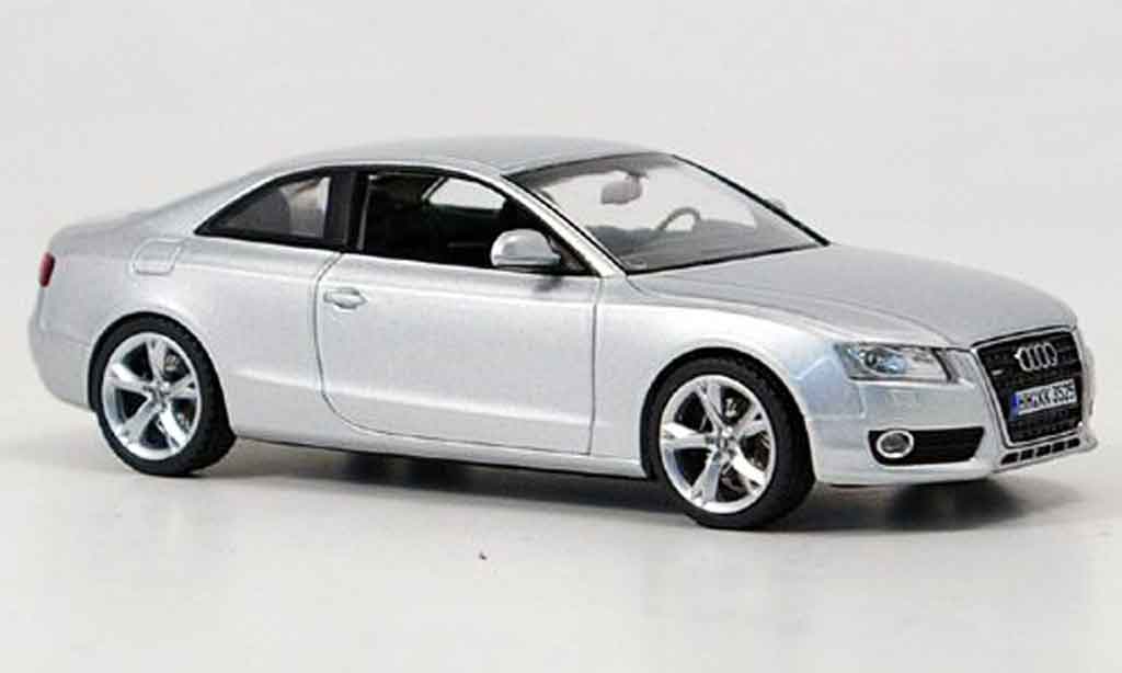 Audi A5 1/43 Schuco grigio metallisee 2007 modellino in miniatura
