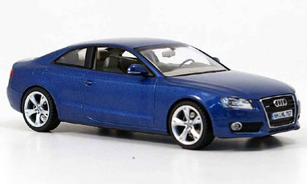 Audi A5 1/43 Schuco blu 2007 modellino in miniatura