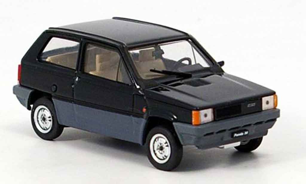 Fiat Panda 1/43 Brumm 30 nero 1980 modellino in miniatura