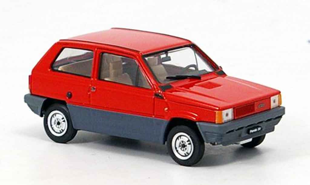 Fiat Panda 1/43 Brumm 30 rosso 1980 modellino in miniatura
