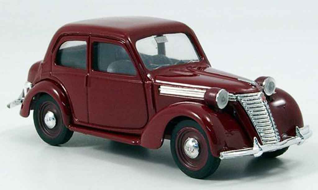 Fiat 1100 1/43 Brumm E rosso modellino in miniatura