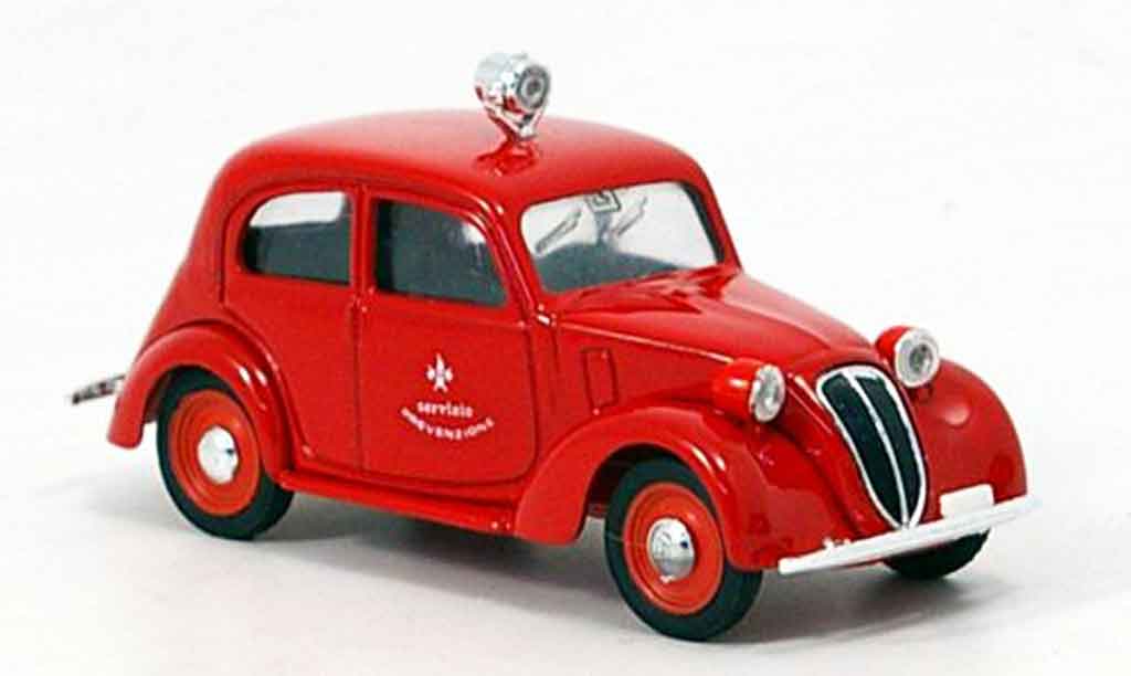 Fiat 1100 1937 1/43 Brumm 1937 pompier Italien modellino in miniatura