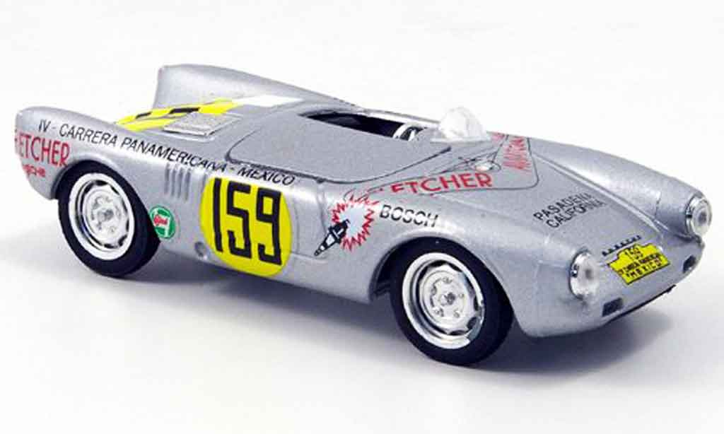 Porsche 550 1953 1/43 Brumm 1953 Spyder No.159 Carrera Mexico modellino in miniatura