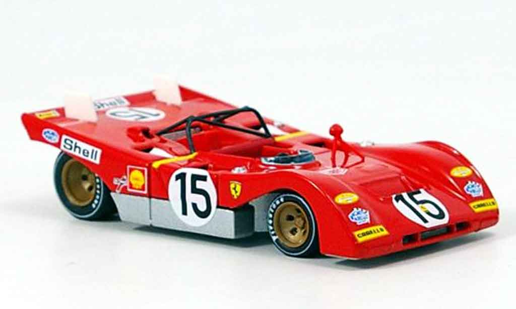 Ferrari 312 PB 1/43 Brumm PB no.15 ickx 1000km monza 1971 modellino in miniatura