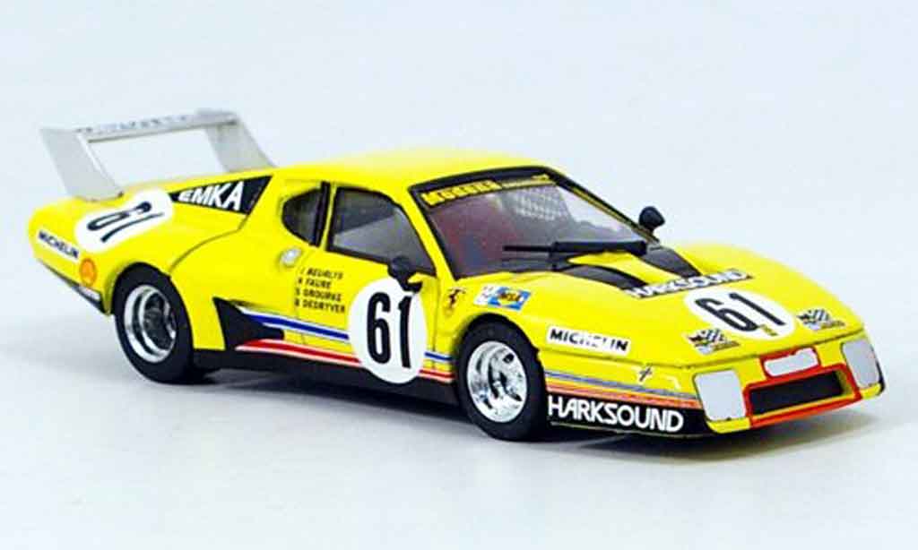 Ferrari 512 BB 1/43 Brumm BB no.61 beurlys le mans 1979 modellino in miniatura