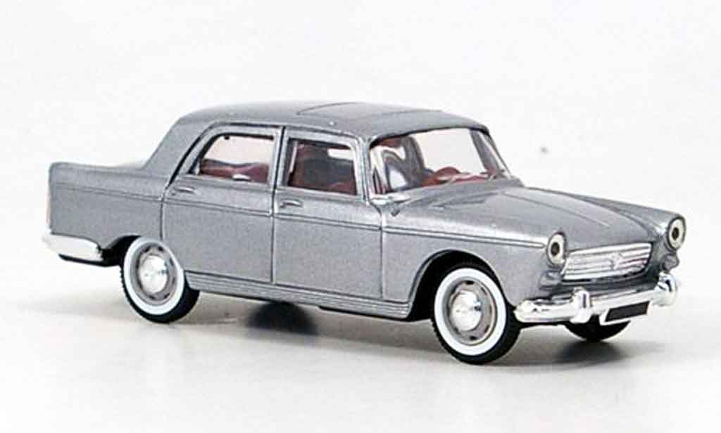 Peugeot 404 Berline 1/43 Norev Berline grigio metallisee modellino in miniatura